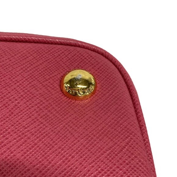Auth PRADA Promenade BL0837 Pink Saffiano Lux (Leather) Handbag - Picture 13 of 16